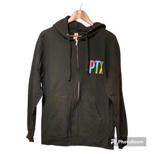 Pentatonix PTX Hoodie Black Group Logo Long Sleeve Jacket Full Zip M